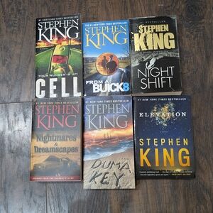 Stephen King Book Lot - Collection Of 6 Paperbacks - Various Used Conditions